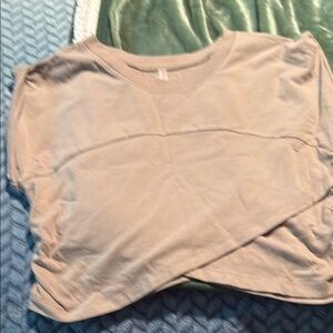 Free People Tan Crop Top